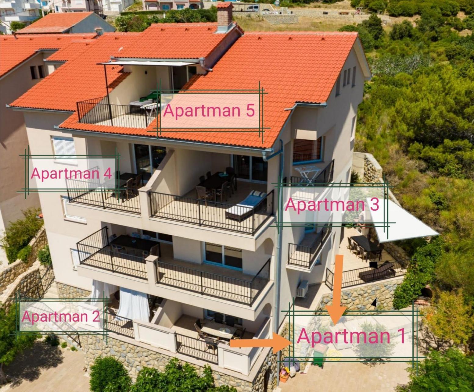 Haus Mit Meerblick Лопар Экстерьер фото